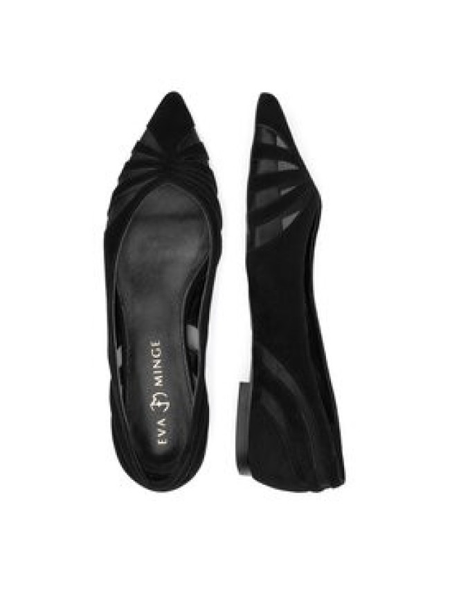Eva Minge Baleriny LUCY-V1166-08-1 Czarny