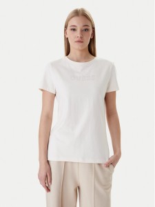 Guess T-Shirt V3BI11 J1314 Écru Regular Fit