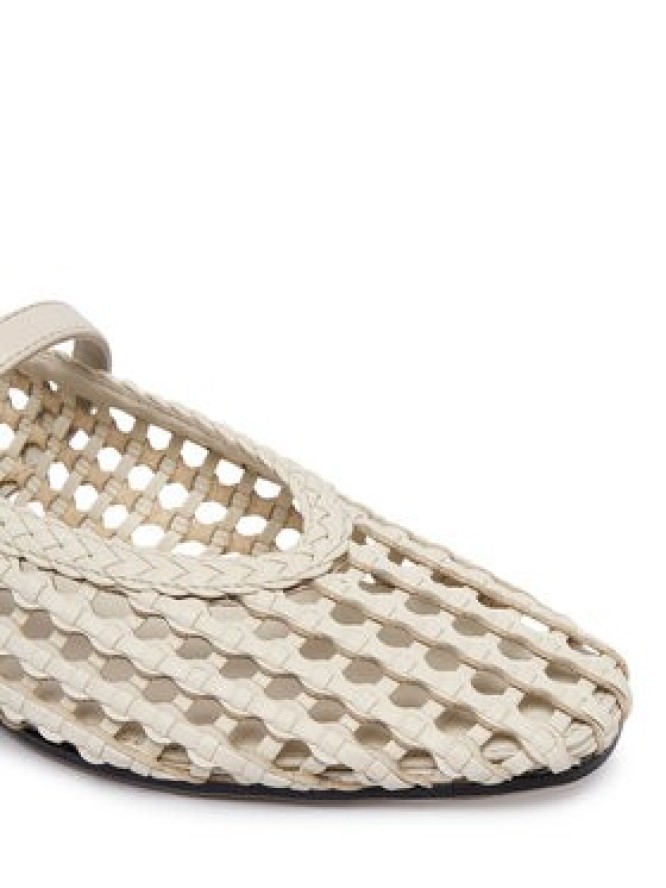 Tommy Hilfiger Baleriny Mary Jane Ballerinas FW0FW09244 Kremowy