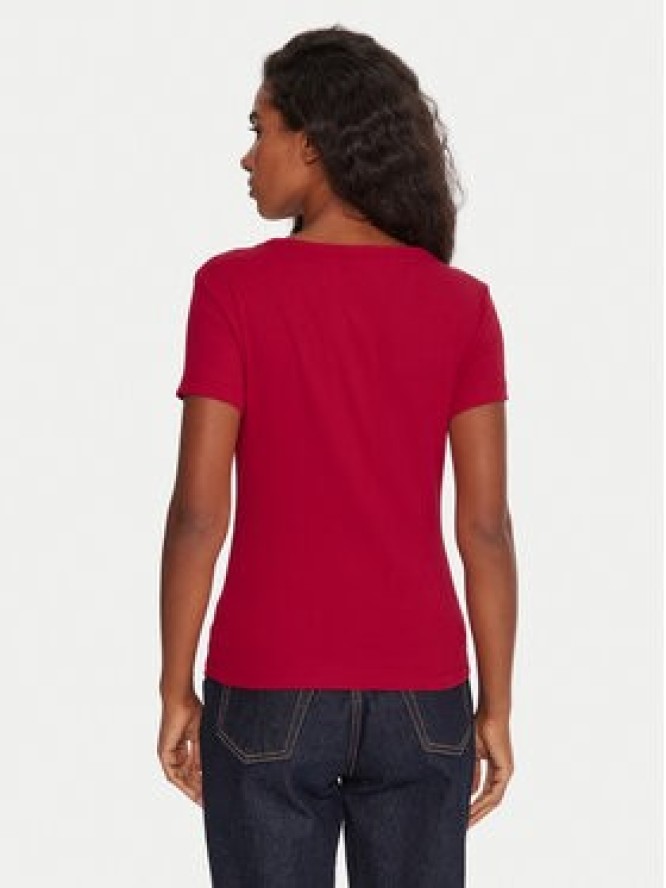 Tommy Jeans T-Shirt Essential DW0DW17385 Różowy Slim Fit