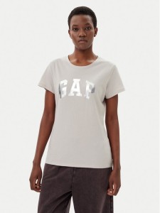 Gap T-Shirt 729555-09 Beżowy Regular Fit