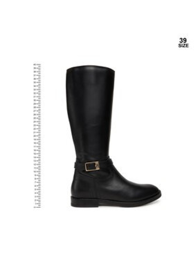 Tommy Hilfiger Kozaki T4A6-34037-0036 Czarny