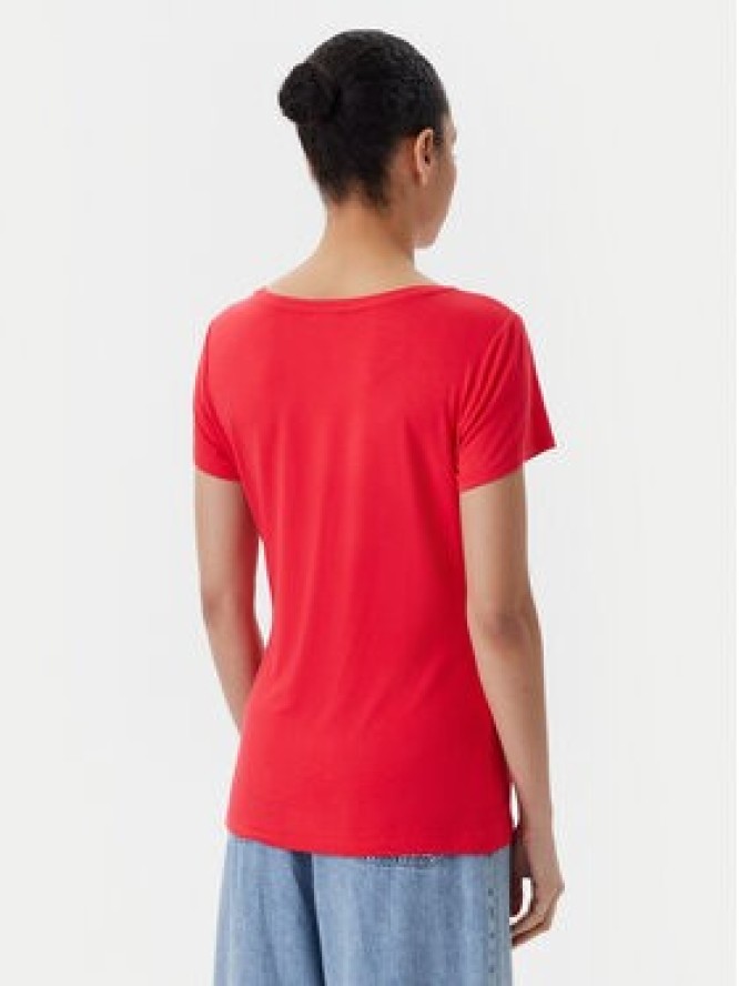 Liu Jo Beachwear T-Shirt VA5157 JS360 Czerwony Regular Fit