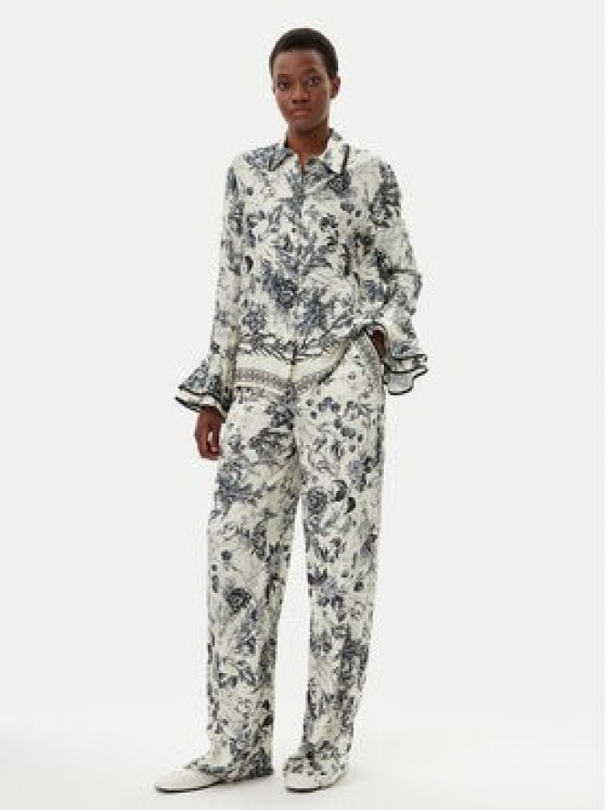 Simona Corsellini Spodnie materiałowe P25CPPA00201 Kolorowy Regular Fit