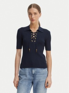 MICHAEL Michael Kors Bluzka MS661FZ5ZV Granatowy Slim Fit