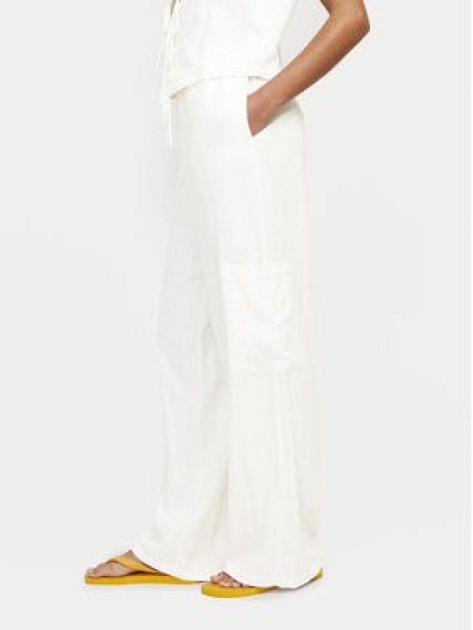 JJXX Spodnie materiałowe Breeze 12269769 Biały Wide Leg