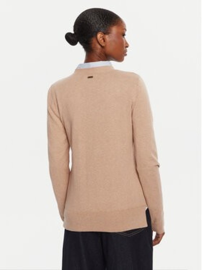 Barbour Sweter Fareham LKN1688BE12 Beżowy Regular Fit