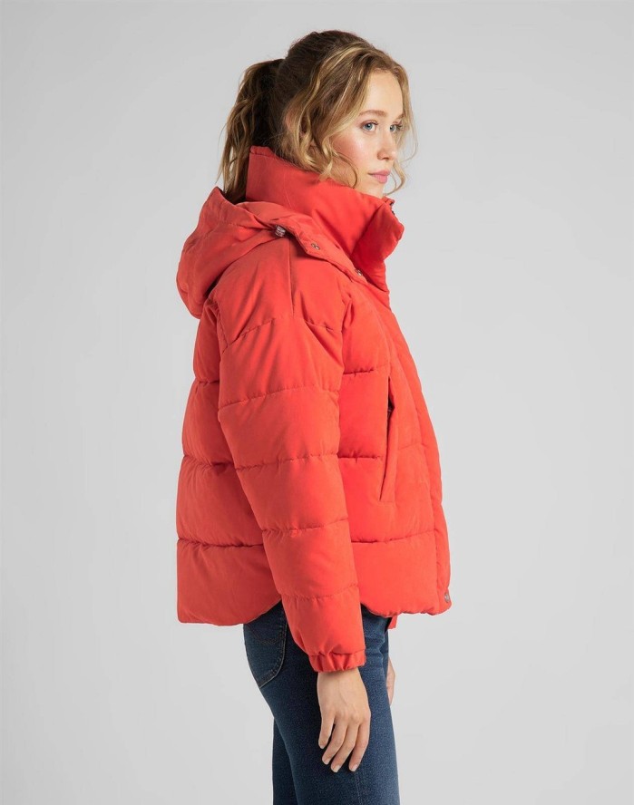 LEE PUFFER JACKET DAMSKA KURTKA PUCHOWA POINCIANA L56VMMOL 112113120