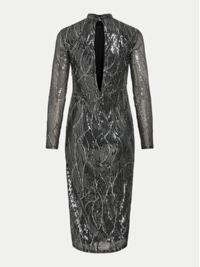 Vila Sukienka koktajlowa Gigi 14100905 Srebrny Standard Fit