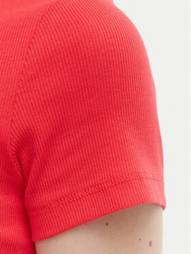 Tommy Jeans T-Shirt DW0DW17881 Czerwony Slim Fit