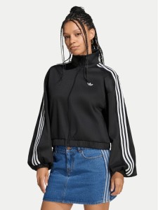 adidas Bluza Lace Oversized Archive Track Top LG4279 Czarny Regular Fit