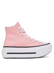 Converse Trampki Chuck Taylor All Star Lift Double Stack A15012C Różowy