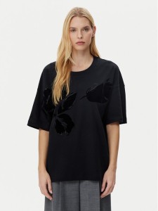 BOSS T-Shirt 50532093 Czarny Relaxed Fit