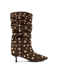 Eva Minge Botki EO-TESS-2117-05 Brązowy