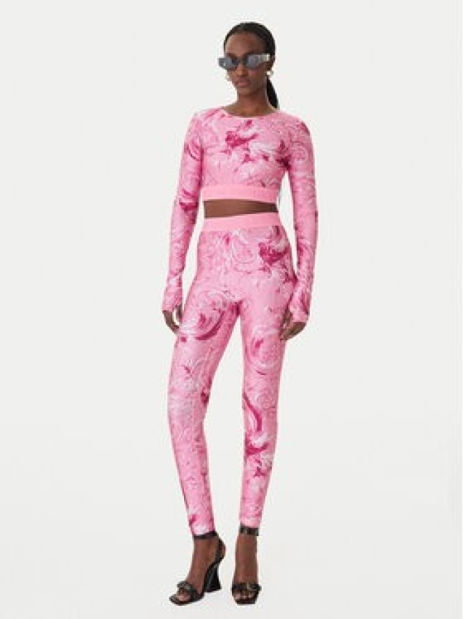 Versace Jeans Couture Bluzka 80HAH218 JS532 Niebieski Slim Fit