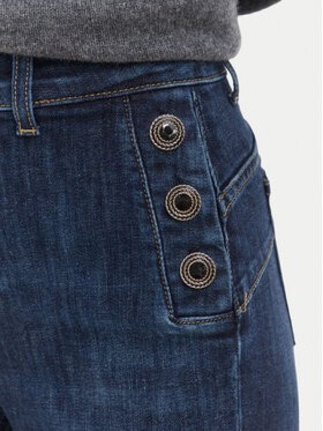 Liu Jo Jeansy UF6094 D0328 Granatowy Straight Fit