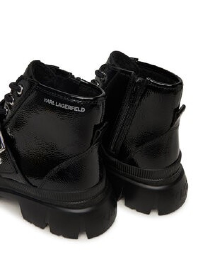 KARL LAGERFELD Trzewiki KL43535 Czarny