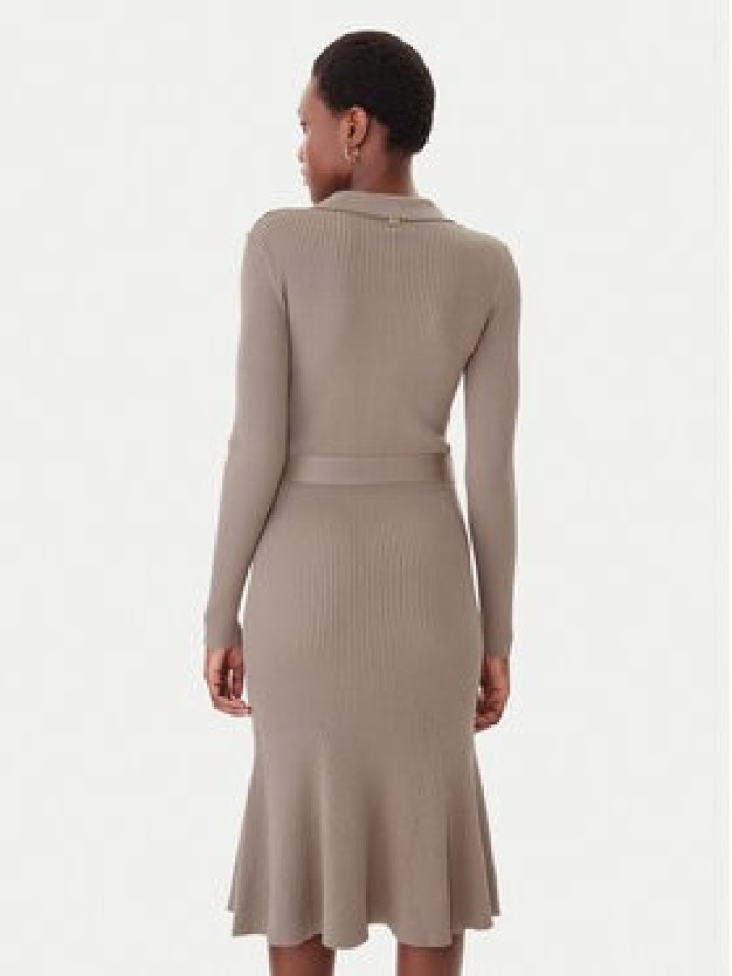 Marciano Guess Sukienka dzianinowa 5BGK07 5891Z Beżowy Slim Fit