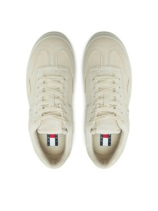 Tommy Jeans Sneakersy The Greenwich Flatform Elevated EN0EN02676 Beżowy