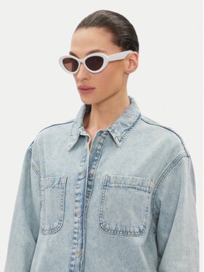 JENNY Okulary przeciwsłoneczne 4WF-014-SS25 Biały