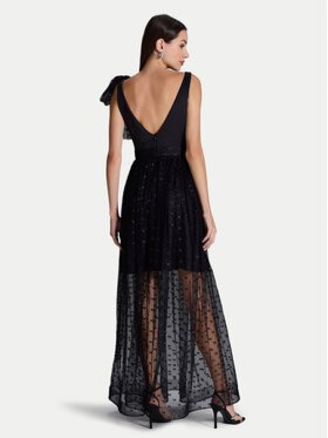 Swing Sukienka wieczorowa 5AI04600 Czarny Regular Fit