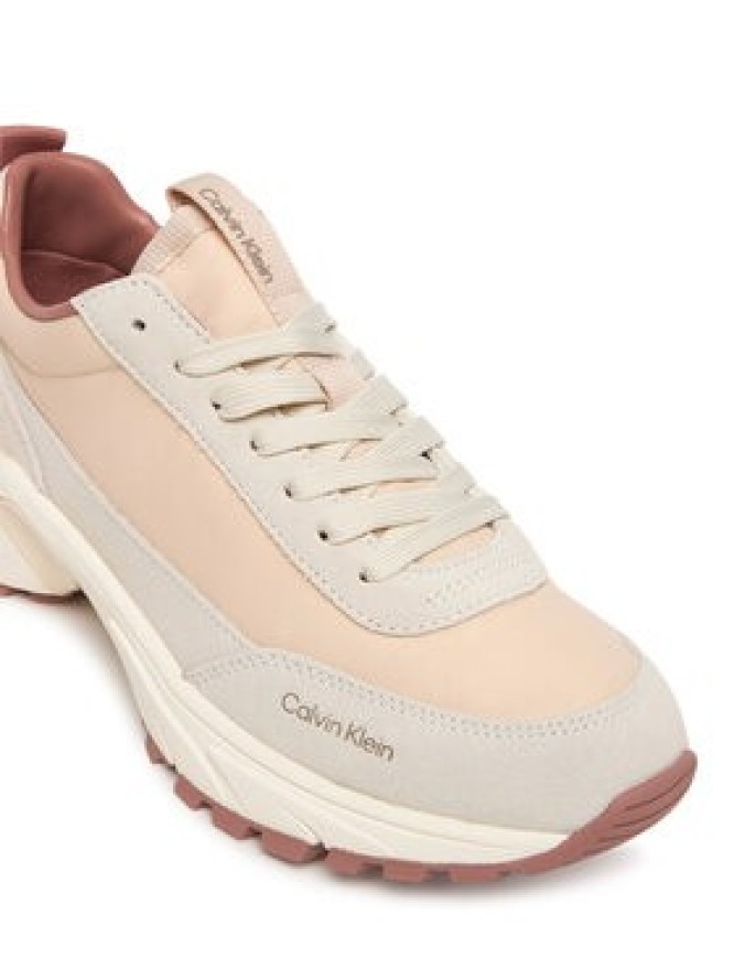 Calvin Klein Sneakersy Hike Runner Mg Nylon Mix YW0YW02075 Różowy