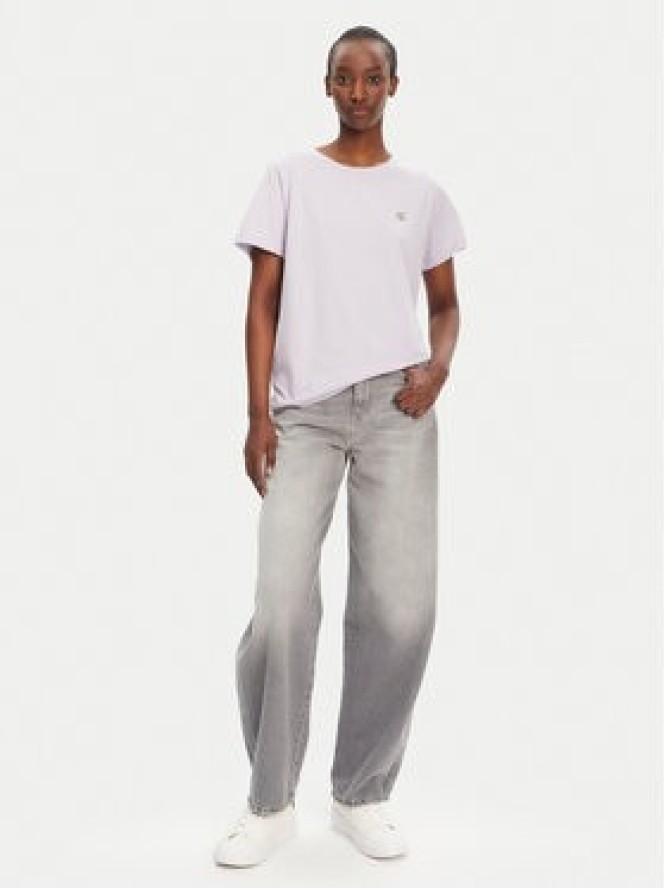 TWINSET T-Shirt 251TT2040 Fioletowy Regular Fit