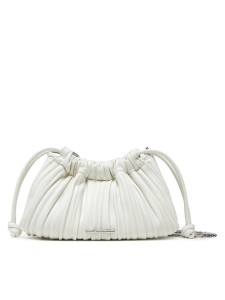 Calvin Klein Torebka Drawstring Plisse Conv Mini Cb P LV04F3077G Biały