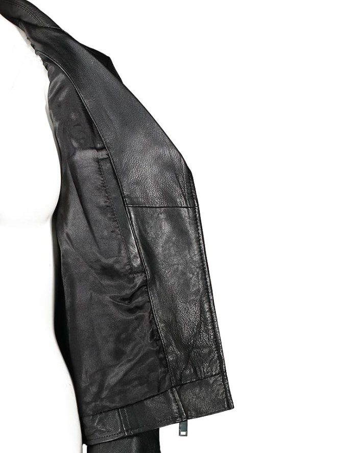 Apple of Eden Skórzana kurtka w kolorze czarnym rozmiar: 42