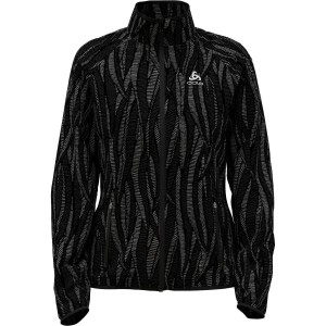 Kurtka do biegania damska Odlo Jacket ESSENTIAL LIGHT PRINT
