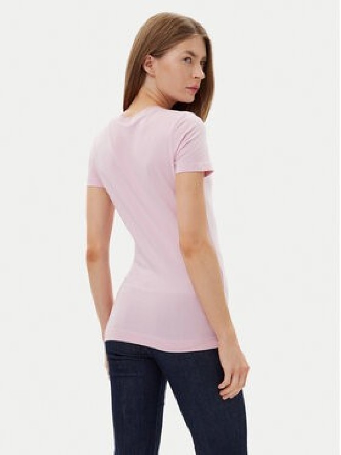 Guess T-Shirt W5GI17 J1314 Różowy Slim Fit