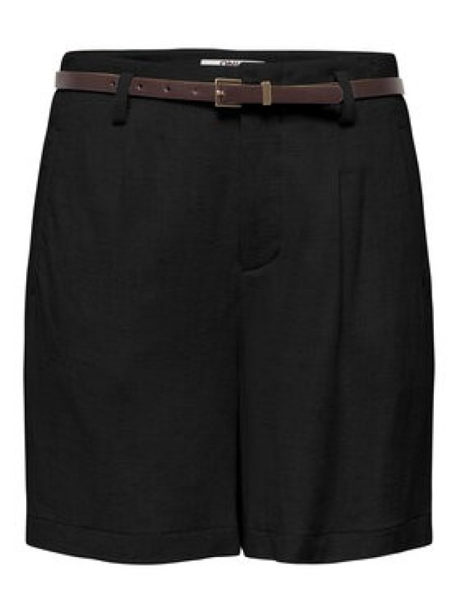 ONLY Szorty materiałowe Siesta 15367413 Czarny Regular Fit