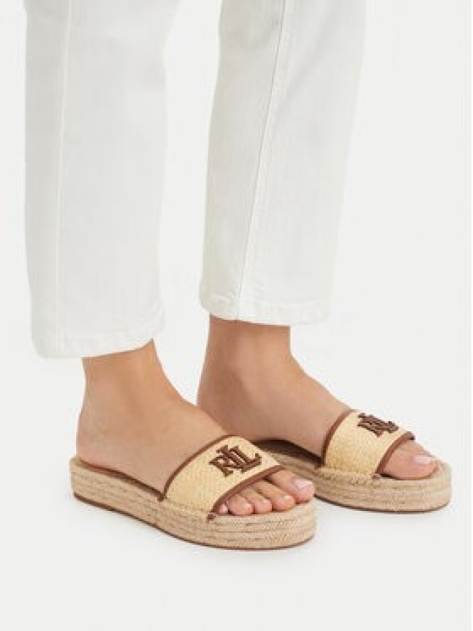 LAUREN RALPH LAUREN Espadryle 802P06398003 Beżowy