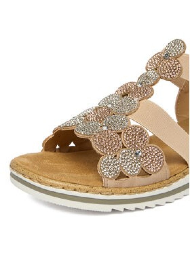 Rieker Sandały CEO-V0613-90 Beżowy