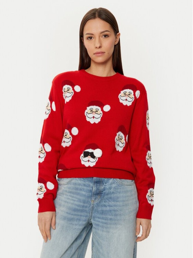 Ysabel Mora Sweter 70028 Czerwony Regular Fit