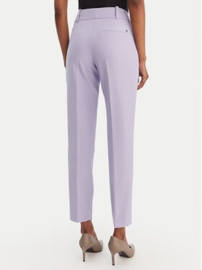 HUGO Spodnie materiałowe Hedima-1 50544742 Fioletowy Slim Fit