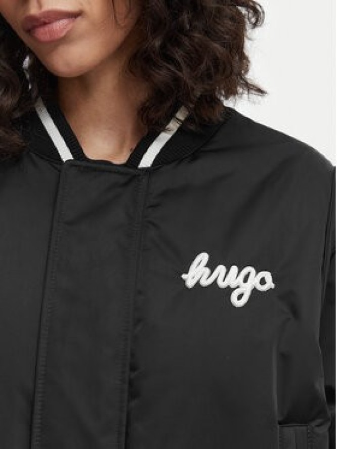 HUGO Kurtka bomber Felax-1_B 50563077 Czarny Regular Fit