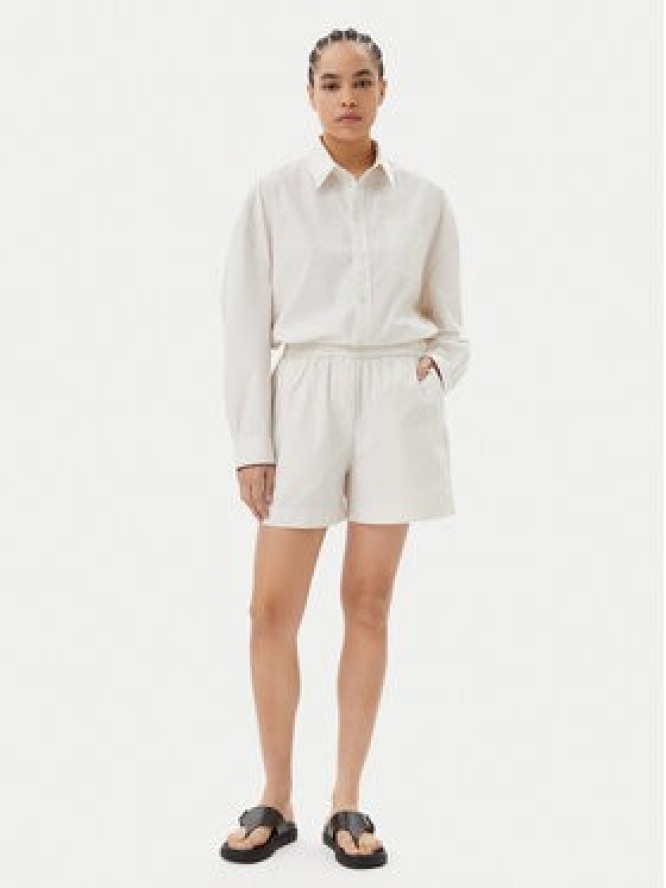 Herskind Szorty materiałowe Alma 5564172 Écru Relaxed Fit