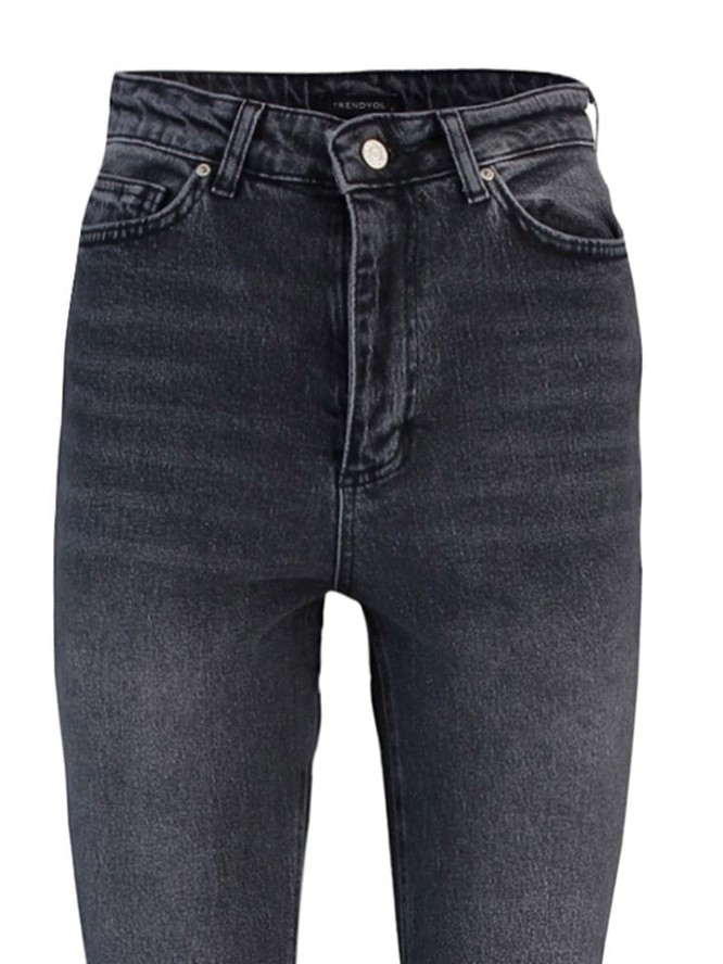 trendyol Dżinsy - Skinny fit - w kolorze antracytowym rozmiar: 38