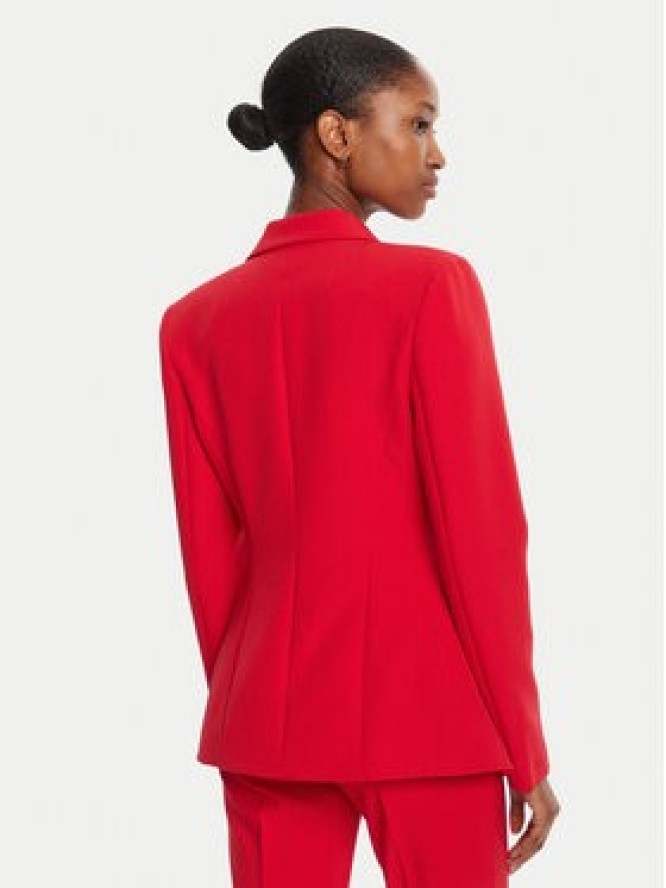 Rinascimento Marynarka CFC0126220003 Czerwony Slim Fit