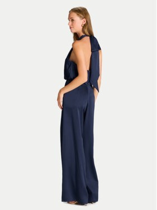 Hey Kyla Kombinezon 3AJ002HK Granatowy Wide Leg
