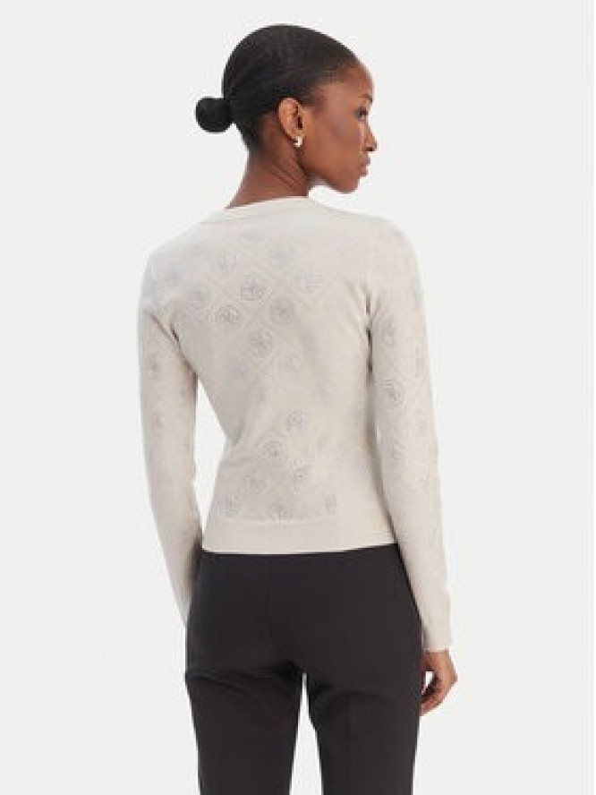 Guess Sweter W6RR66 Z3JD2 Beżowy Regular Fit
