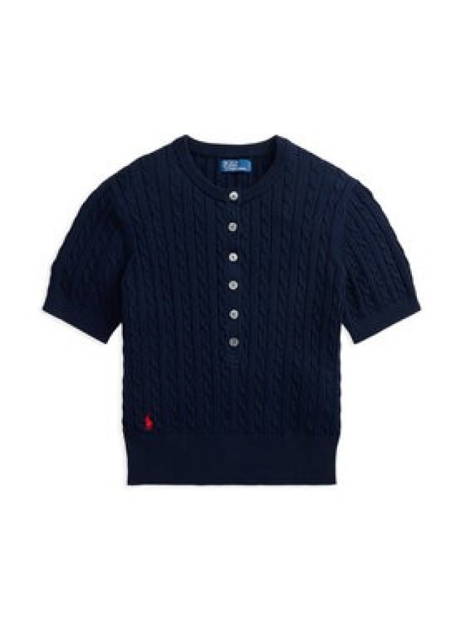 Polo Ralph Lauren Bluzka 211B17746002 Granatowy Regular Fit