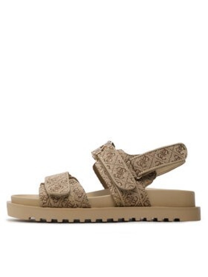 Guess Sandały Fabelis2 FL6FB2 FAL03 Brązowy