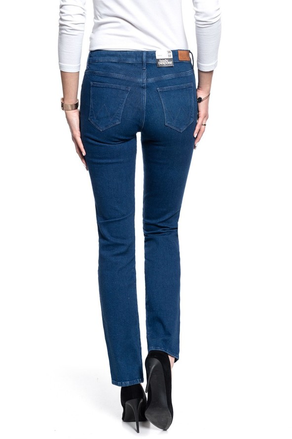 SPODNIE DAMSKIE WRANGLER STRAIGHT DEEP WATERS W28TJN69D 112128500