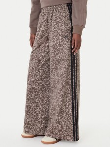 adidas Jeansy Firebird Aop KD8811 Brązowy Loose Fit