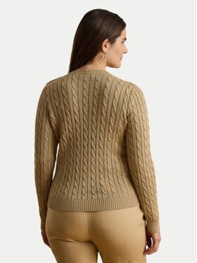 LAUREN RALPH LAUREN Sweter 200P14039006 Beżowy Regular Fit