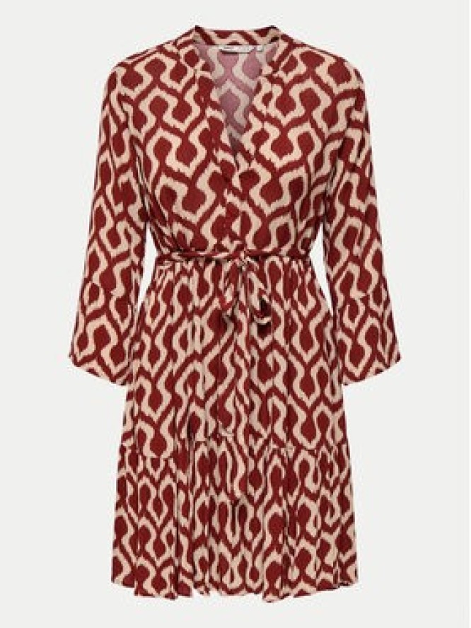 ONLY Sukienka codzienna Clemmentine 15320417 Bordowy Regular Fit