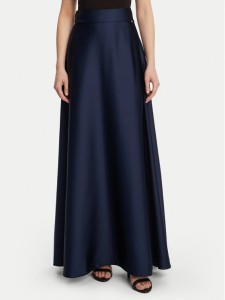 Rinascimento Spódnica maxi CFC0122686003 Granatowy Regular Fit