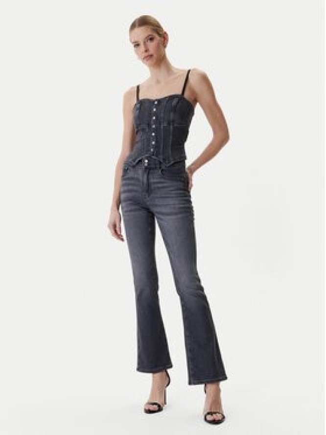 Guess Jeansy W6RA3I D6921 Szary Wide Leg